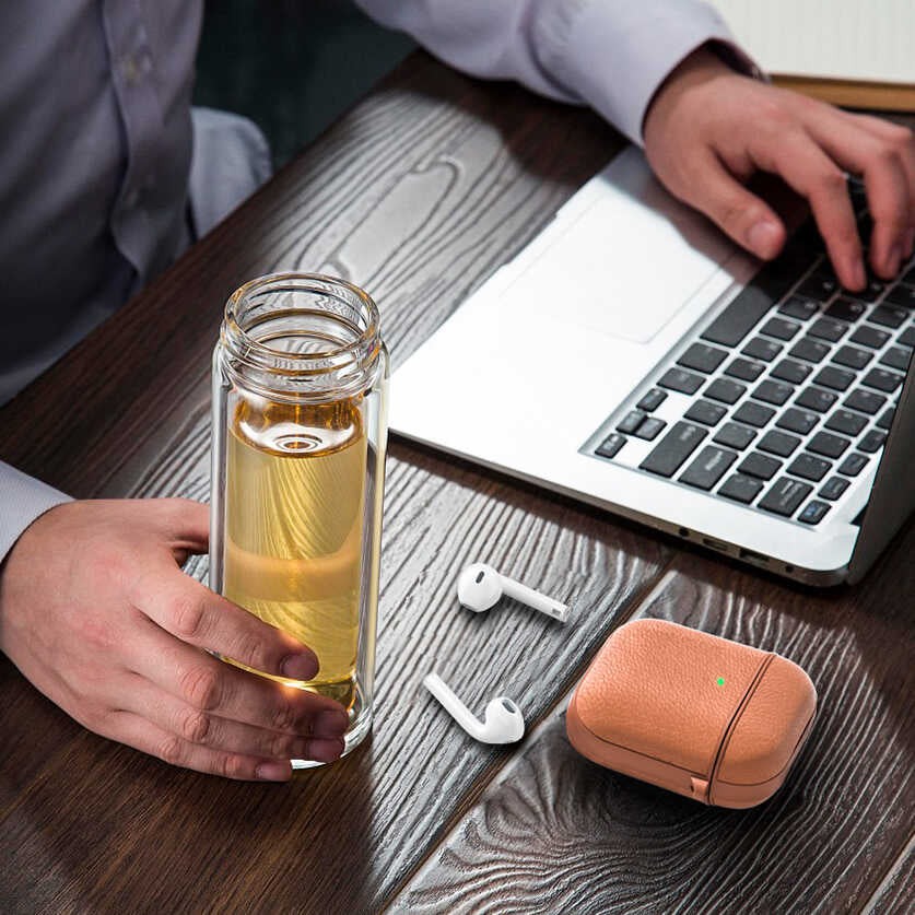 Wiwu Calfskin Airpods Kulaklık Kılıfı - 10 Wiwu Calfskin Airpods Kulaklık Kılıfı - 10